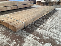 Europees eiken balken 150x150 mm (7x) - afbeelding 3 van  5
