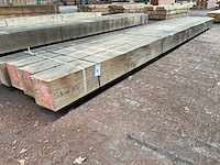 Europees eiken balken 240x240 mm (4x) - afbeelding 1 van  5