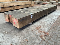 Europees eiken balken 290x290 mm (3x) - afbeelding 1 van  5