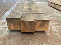 Europees eiken balken 290x290 mm (3x) - afbeelding 4 van  5