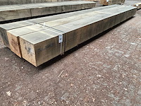 Europees eiken balken 290x290 mm (3x) - afbeelding 1 van  5
