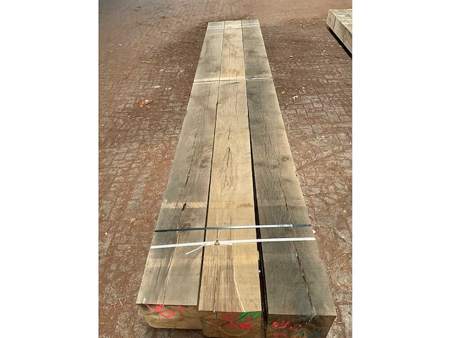 Europees eiken balken 290x290 mm (3x) - afbeelding 5 van  5