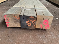 Europees eiken balken 290x290 mm (3x) - afbeelding 2 van  5