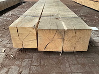 Europees eiken balken 290x290 mm (3x) - afbeelding 4 van  5
