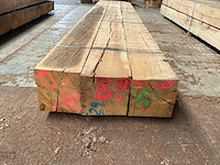 Europees eiken balken 290x290 mm (3x) - afbeelding 4 van  5