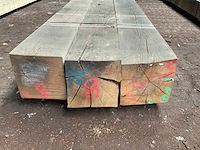 Europees eiken balken 290x290 mm (3x) - afbeelding 2 van  5