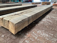 Europees eiken balken 290x290 mm (3x) - afbeelding 3 van  5