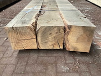 Europees eiken balken 290x290 mm (3x) - afbeelding 4 van  5