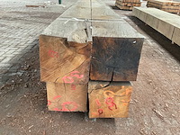 Europees eiken balken 290x290 mm (4x) - afbeelding 2 van  5