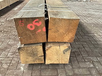 Europees eiken balken 290x290 mm (4x) - afbeelding 4 van  5