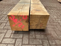 Europees eiken balken 300x300 mm (2x) - afbeelding 4 van  5