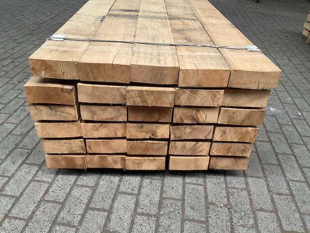 Europees eiken balken 80x200 mm (30x) - afbeelding 3 van  5
