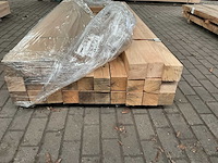 Europees eiken balken voorgeschaafd 100x100 mm ca. 0,65 m³ - afbeelding 2 van  3
