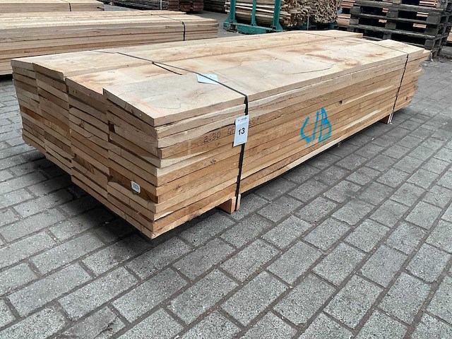 Europees eiken planken 27x255 mm ca. 0,8 m³ - afbeelding 1 van  5