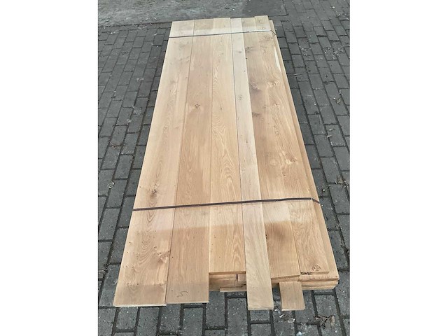 Europees eiken planken geschaafd op 35 mm ca. 0,4 m³ - afbeelding 5 van  5
