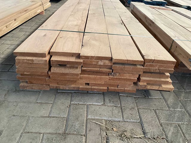 Europees eiken planken gestoomd 23x180 mm (45x) - afbeelding 5 van  5