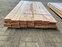 Europees eiken planken gestoomd 27 mm ca. 0,35 m³ - afbeelding 4 van  5