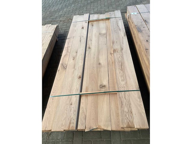 Europees eiken planken gestoomd 27 mm ca. 0,5 m³ - afbeelding 5 van  5