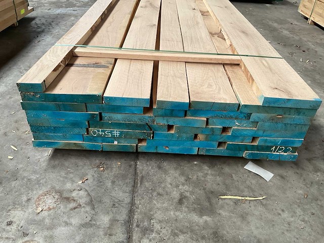 Europees eiken planken voorgeschaafd op 35 mm ca. 0,6 m³ - afbeelding 4 van  5