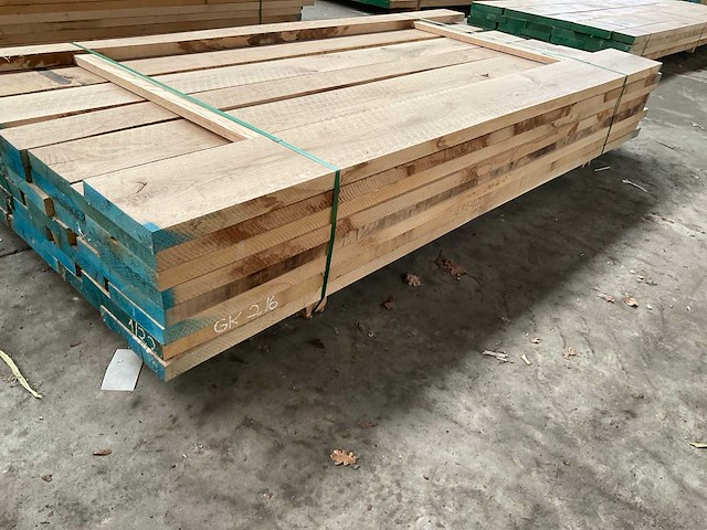 Europees eiken planken voorgeschaafd op 35 mm ca. 0,6 m³ - afbeelding 1 van  1