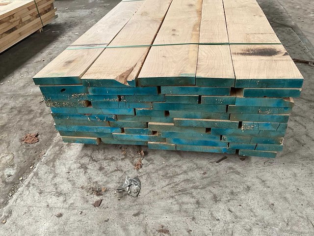 Europees eiken planken voorgeschaafd op 35 mm ca. 1,1 m³ - afbeelding 4 van  5