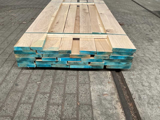 Europees eiken voorgeschaafd op 35 mm ca 0.4 m³ - afbeelding 4 van  5