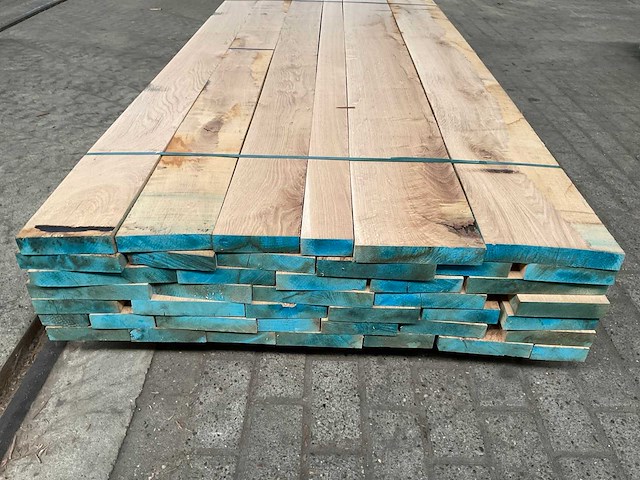 Europees eiken voorgeschaafd op 35 mm ca. 0,7 m³ - afbeelding 3 van  5