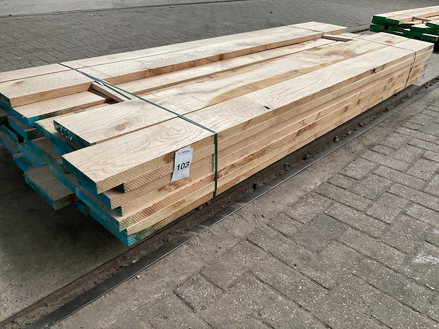 Europees eiken voorgeschaafd op 35 mm ca. 0,7 m³ - afbeelding 4 van  5