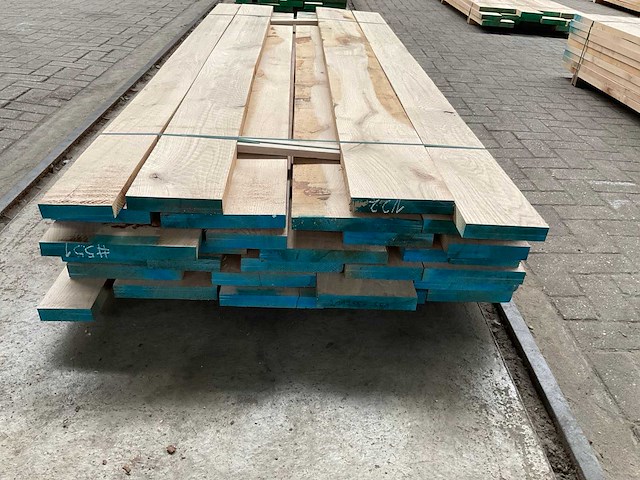 Europees eiken voorgeschaafd op 35 mm ca. 0,7 m³ - afbeelding 1 van  5