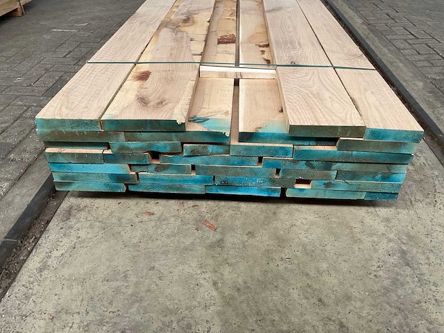 Europees eiken voorgeschaafd op 35 mm ca. 0,7 m³ - afbeelding 5 van  5