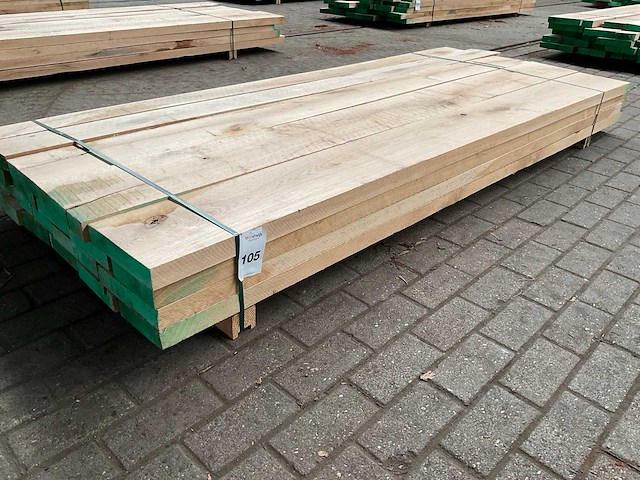 Europees eiken voorgeschaafd op 45 mm ca. 0,5 m³ - afbeelding 5 van  5