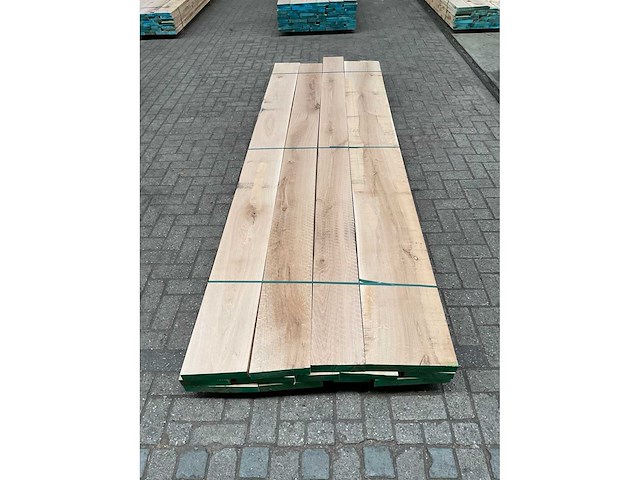 Europees eiken voorgeschaafd op 45 mm ca. 0,5 m³ - afbeelding 5 van  5