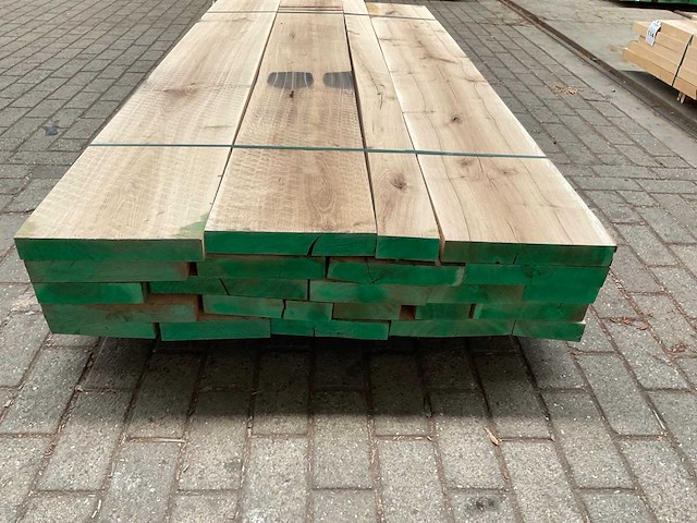 Europees eiken voorgeschaafd op 45 mm ca. 0,5 m³ - afbeelding 4 van  5