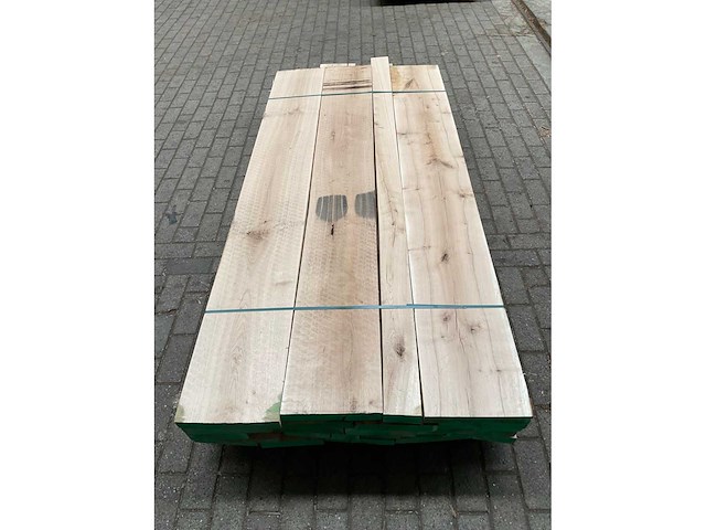 Europees eiken voorgeschaafd op 45 mm ca. 0,5 m³ - afbeelding 5 van  5
