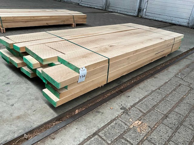 Europees eiken voorgeschaafd op 45 mm ca. 0,5 m³ - afbeelding 4 van  5