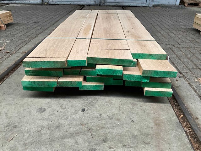 Europees eiken voorgeschaafd op 45 mm ca. 0,5 m³ - afbeelding 5 van  5