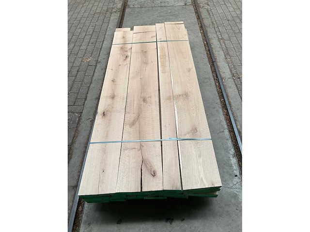 Europees eiken voorgeschaafd op 45 mm ca. 0,5 m³ - afbeelding 3 van  5