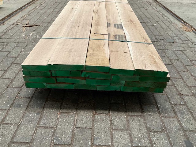 Europees eiken voorgeschaafd op 45 mm ca. 0,5 m³ - afbeelding 4 van  5