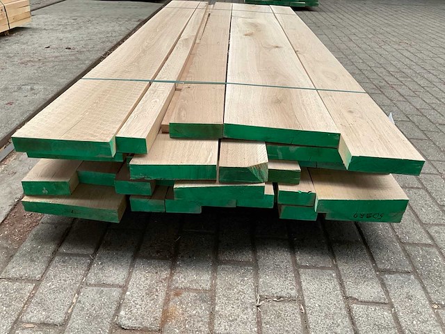 Europees eiken voorgeschaafd op 45 mm ca. 0,65 m³ - afbeelding 5 van  5