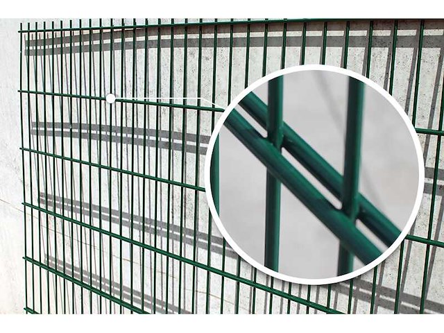 Europees fabricaat 2d 6/5/6mm partij panelen met palen en bevestigingen - afbeelding 2 van  9