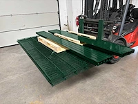 Europees fabrikaat 2d 6/5/6mm dubbelstaafmat partij omheining met palen en bevestigingen - afbeelding 5 van  11