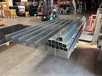 Europees fabrikaat dubbelstaafmat 6/5/6mm lot panelen met palen en bevestigingen - afbeelding 6 van  11
