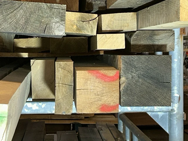 Europese eiken balken 0.952 m³ - afbeelding 5 van  5