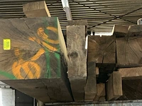 Europese eiken balken 1,224 m³ - afbeelding 2 van  5