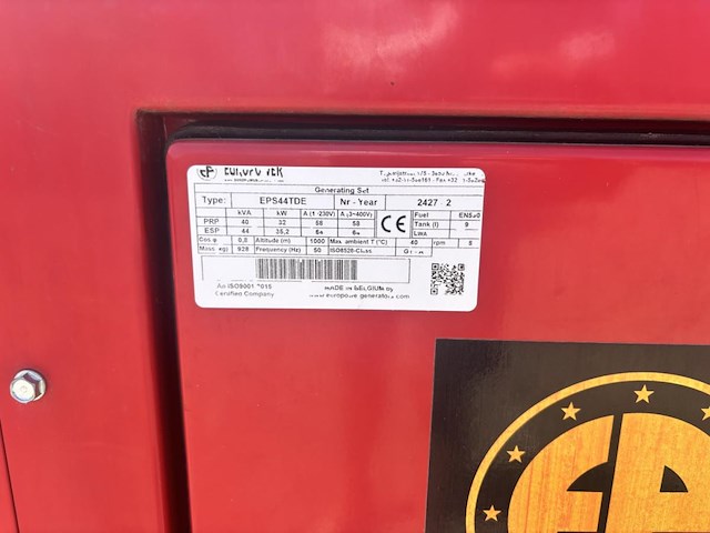 Europower diesel stroomaggregaat - afbeelding 2 van  9