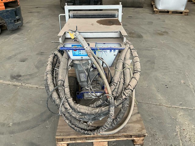 Europro jetpro 100 gips spuitmachine - pleistermachine - stucadoorsmateriaal - afbeelding 5 van  12
