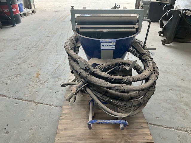 Europro jetpro 100 gips spuitmachine - pleistermachine - stucadoorsmateriaal - afbeelding 7 van  12