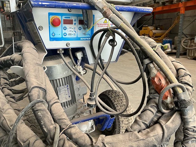 Europro jetpro 100 gips spuitmachine - pleistermachine - stucadoorsmateriaal - afbeelding 9 van  12