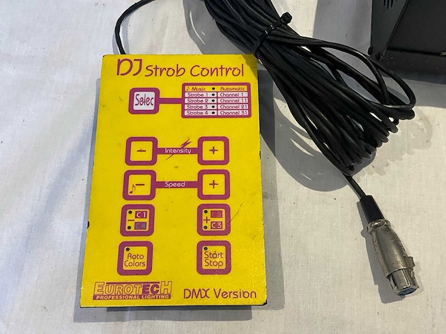 Eurotech strobocolors dmx stroboscoop - afbeelding 3 van  4