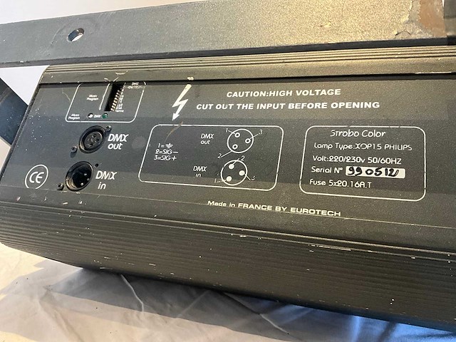Eurotech strobocolors dmx stroboscoop - afbeelding 4 van  4